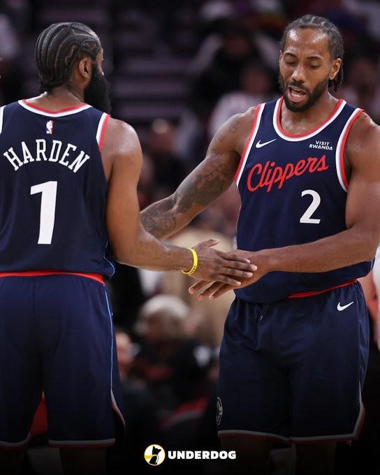 乐鱼体育app下载-同场30+得分，哈登：我和伦纳德是NBA历史上最具天赋的两名球员